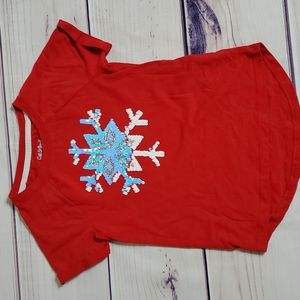 Snowflake Red T-shirt